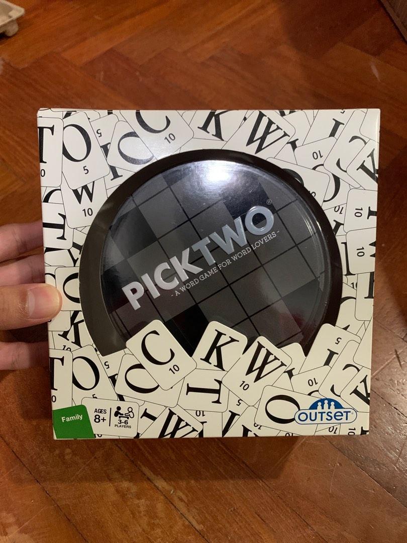 Pick Two Crossword Game: Tin Edition or Bananagrams Hobbies Toys