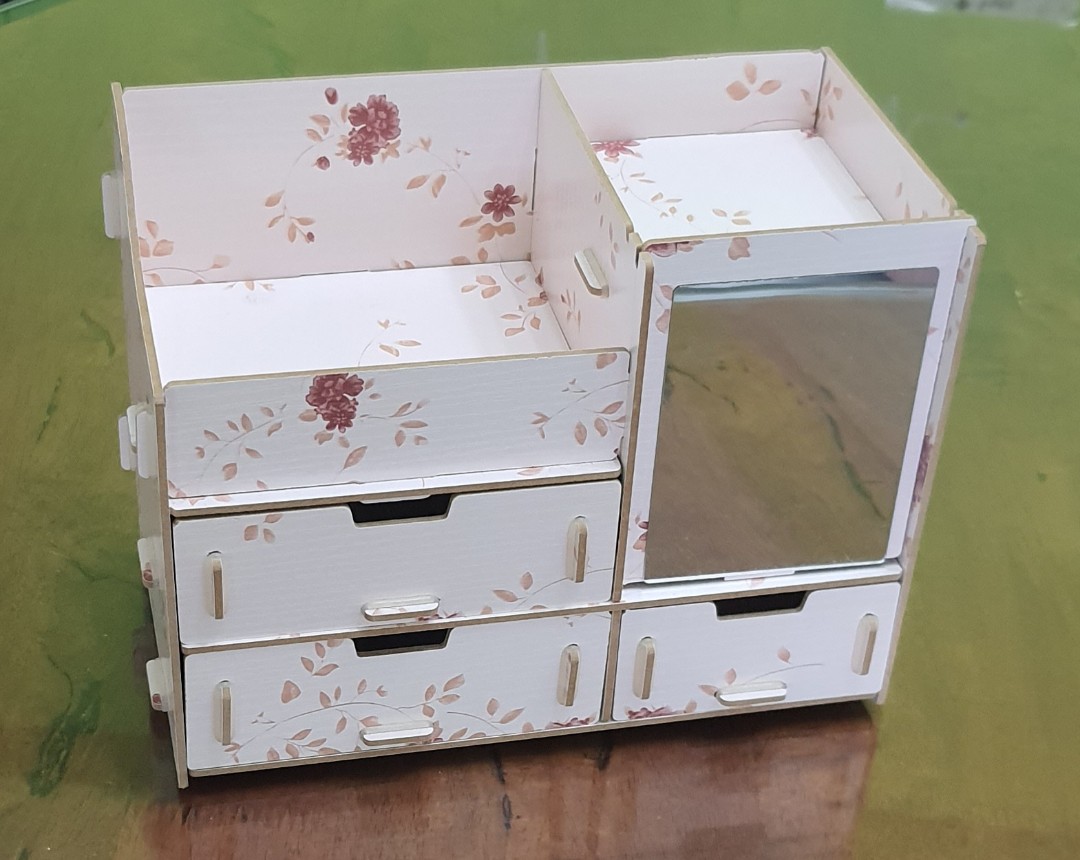 Pink Dressing Table Organiser, Furniture & Home Living, Home