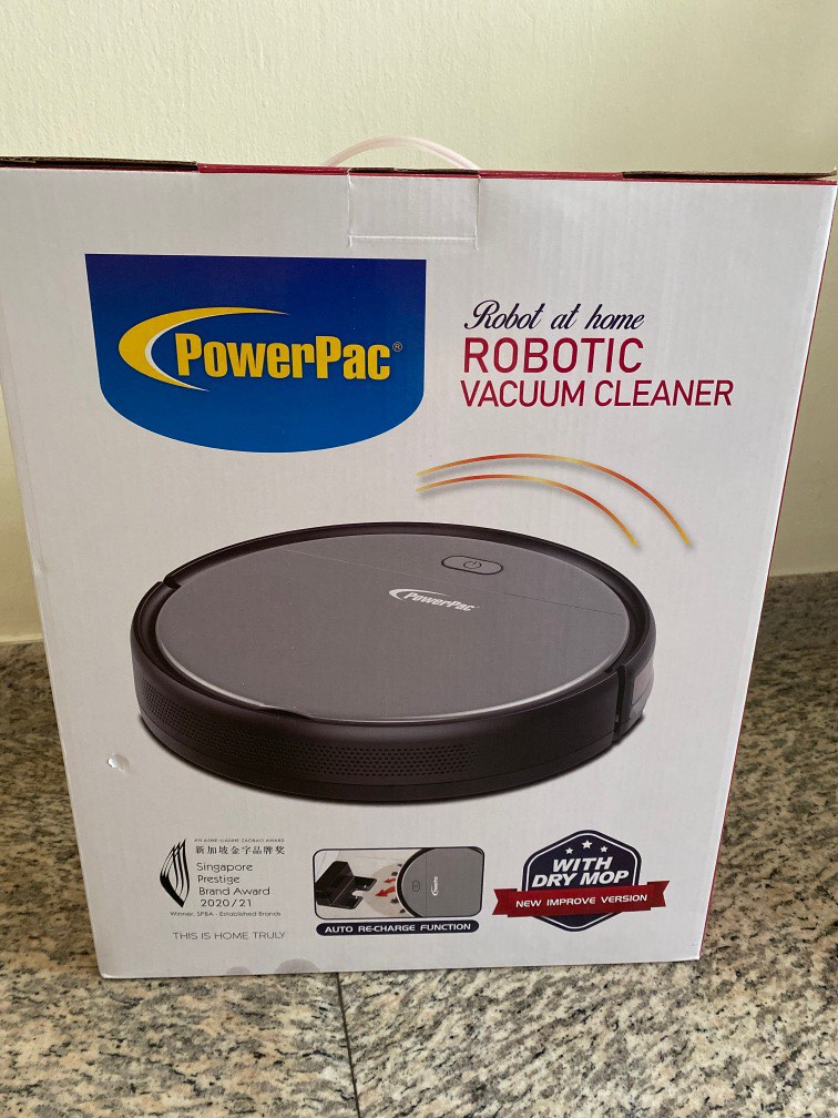 PowerPac Robotic Vacuum Cleaner, TV & Home Appliances, Vacuum Cleaner