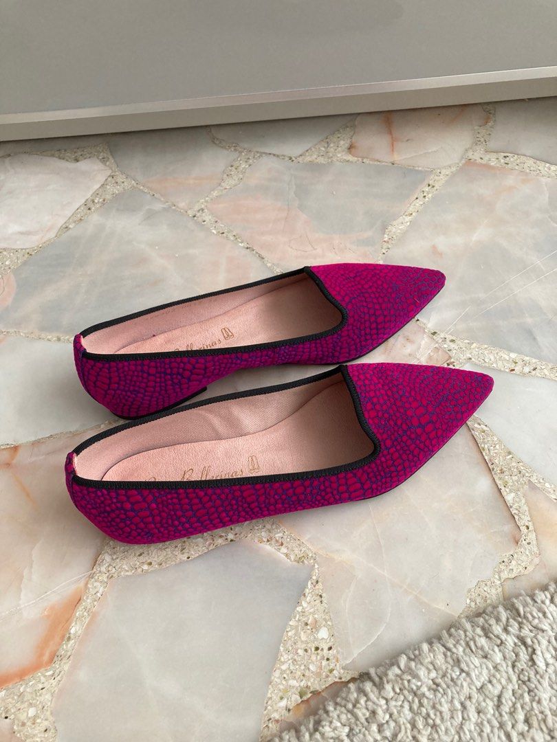CNY Pretty ballerinas fuchsia flats Women s Fashion Footwear