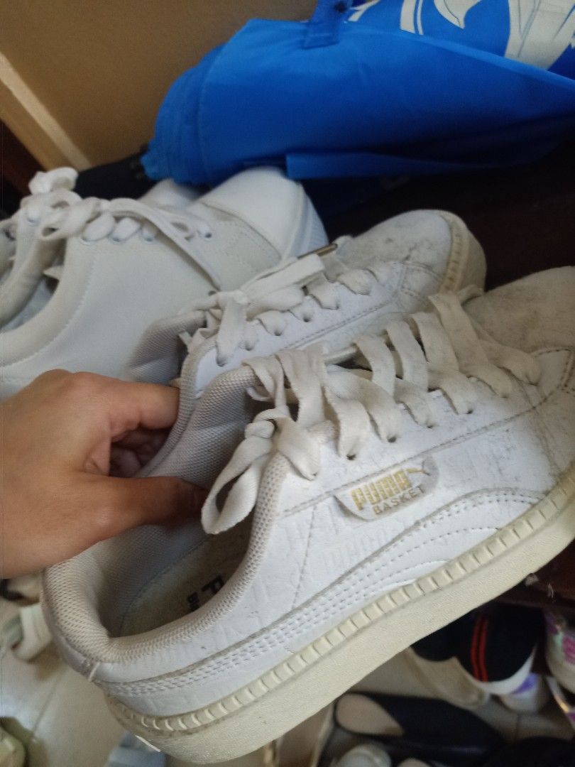 Puma basket heart blanche 2025