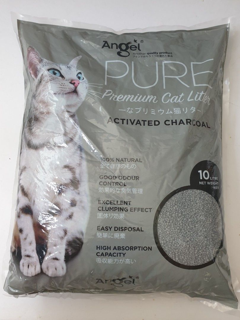 PURE Premium Cat Litter With Activated Charcoal Pet Supplies Homes Other Pet Accessories on Carousell