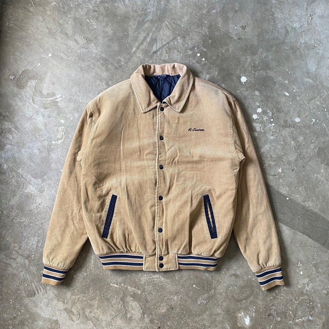 Polo ralph lauren denim varsity jacket best sale