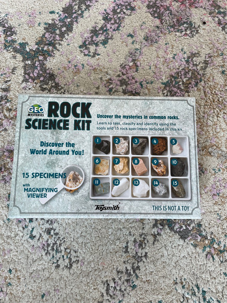 Rock science kit, Hobbies & Toys, Toys & Games on Carousell
