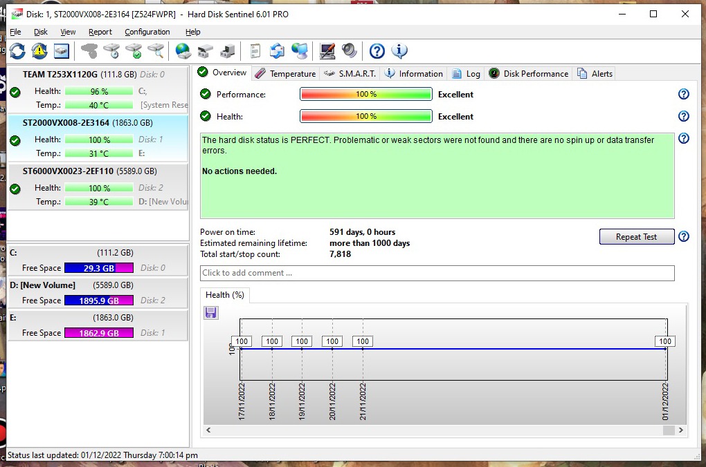 Seagate Skyhawk - 2TB, Computers & Tech, Parts & Accessories, Hard ...