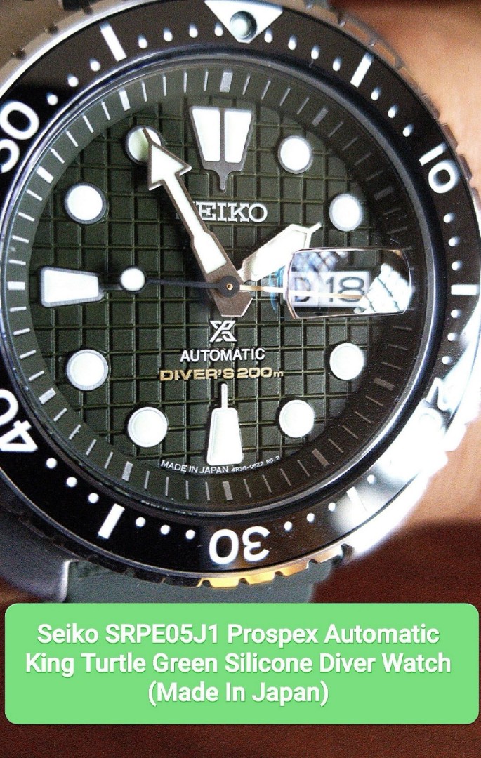 SEIKO PROSPEX AUTOMATIC KING TURTLE DIVER WATCH (MADE IN JAPAN), Men's  Fashion, Watches & Accessories, Watches on Carousell