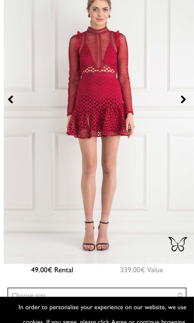 Self portrait cheap hall mini dress