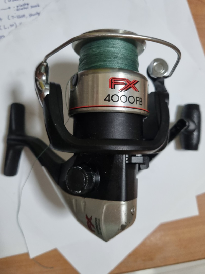 SHIMANO FX 4000 FB fishing reel, Sports Equipment, Fishing on