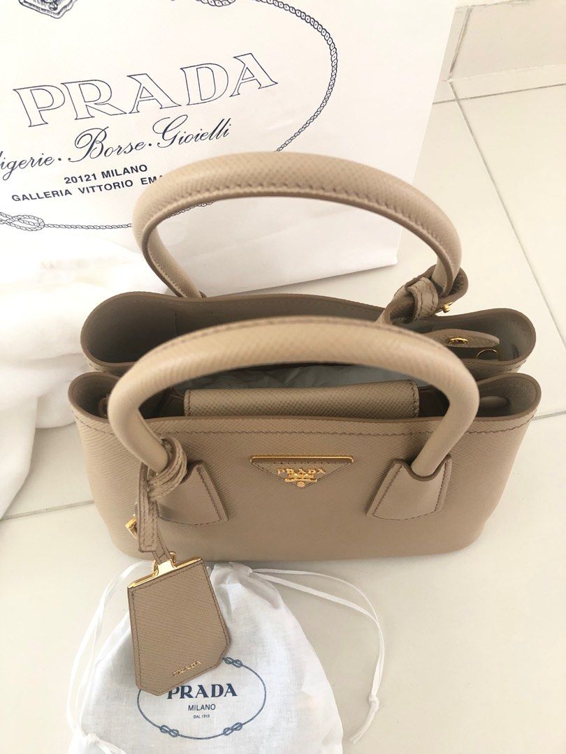 Prada Double Saffiano leather mini bag