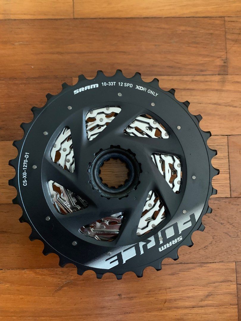 Cassette SRAM Force AXS XG-1270-D1 – 10-33t 12v – Faible Usure – 272g