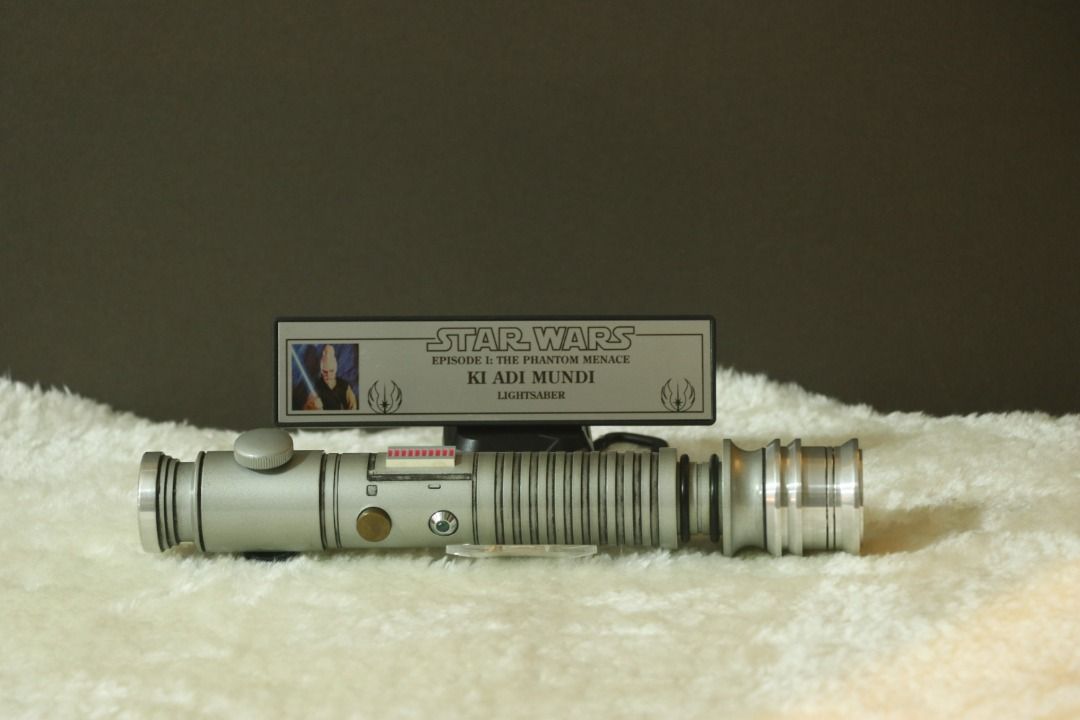 Star Wars Ki Adi Mundi Jedi Master Lightsaber Full Aluminium Metal Heavy