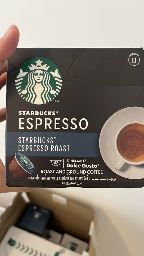 Starbucks by Nescafé Dolce Gusto Espresso Dark Roast Coffee x12 Pods, 12  Drinks