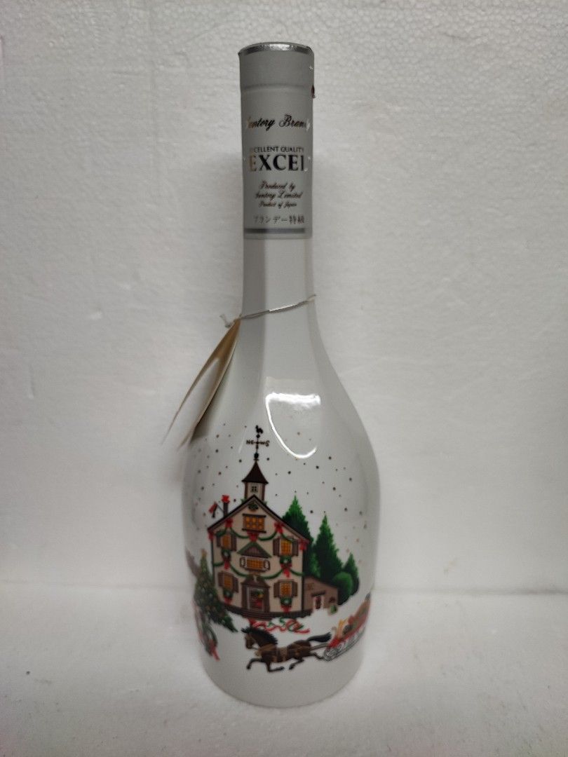 サントリー ブランデー EXCEL セラミック デキャンター クリスマス
