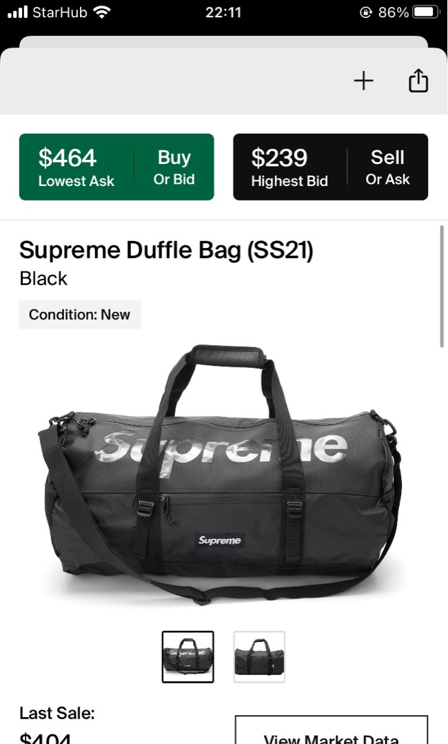 Supreme Duffle Bag SS17, Men's Fashion, Bags, Sling Bags on Carousell