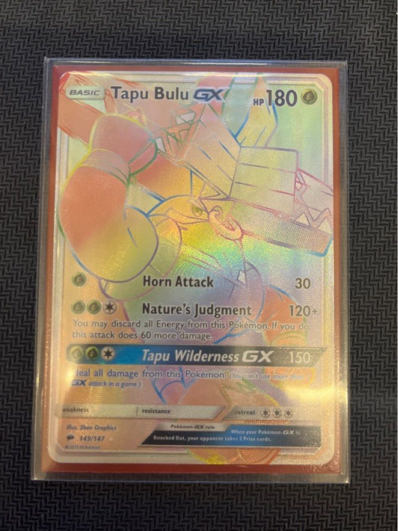 tapu bulu gx rainbow rare, Hobbies & Toys, Toys & Games on Carousell