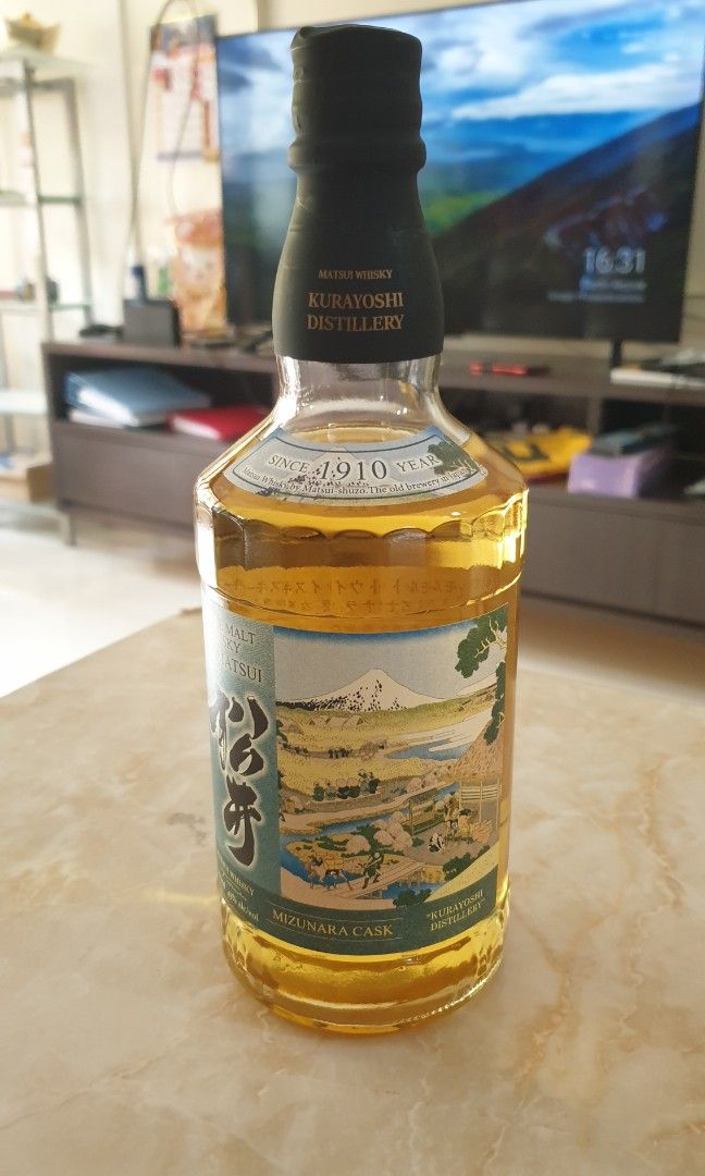 The MATSUI Single Malt Whisky - MIZUNARA CASK, Food & Drinks, Alcoholic ...