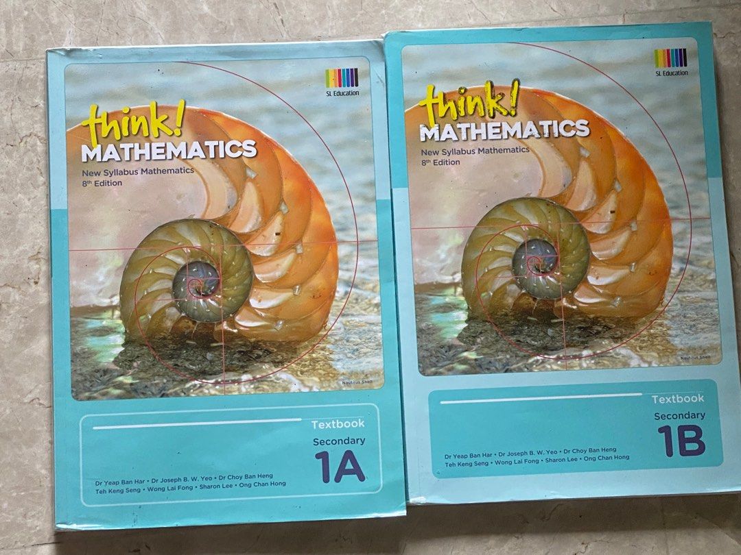 Think mathematics textbook 1a and 1b hobbies toys books