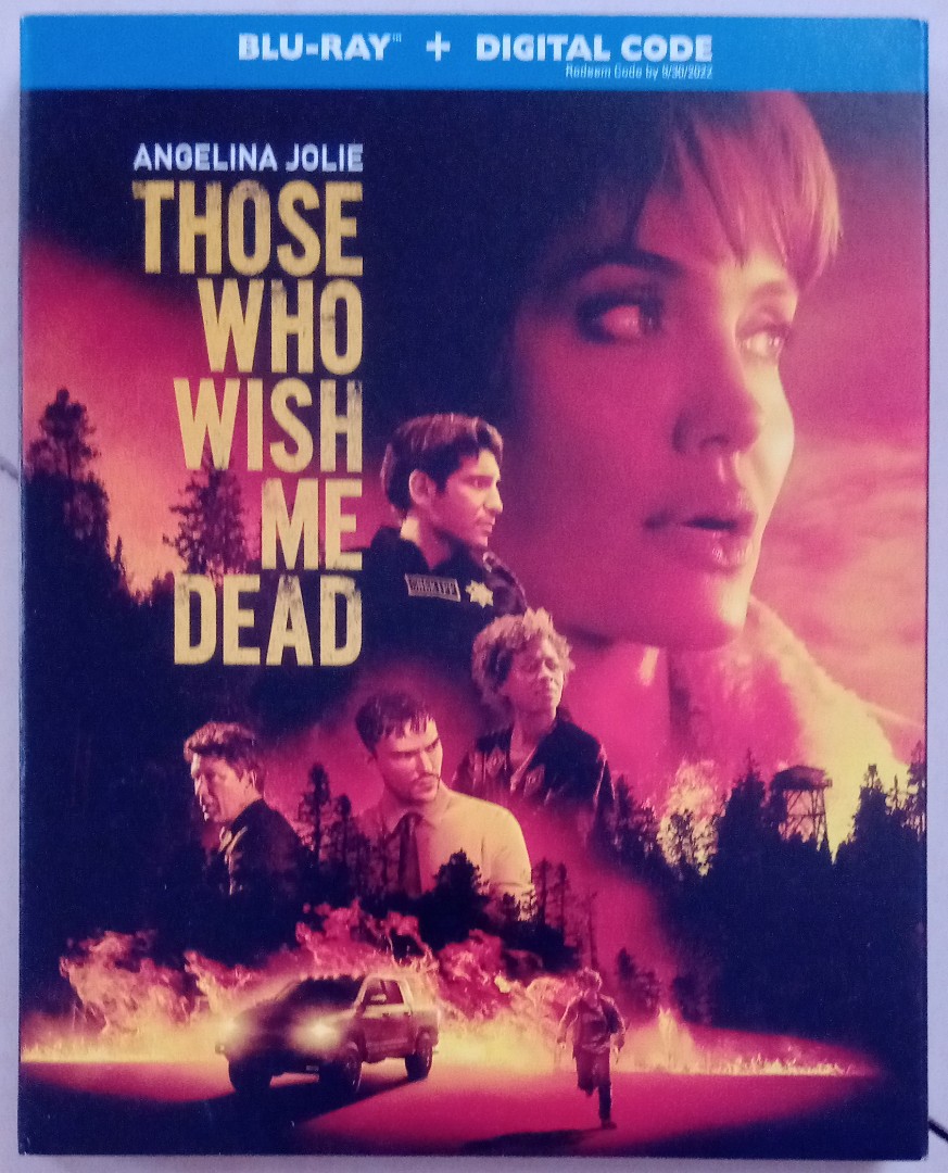 Those Who Wish Me Dead Blu-ray Disc (藍光碟) (90% New) (Angelina Jolie ...