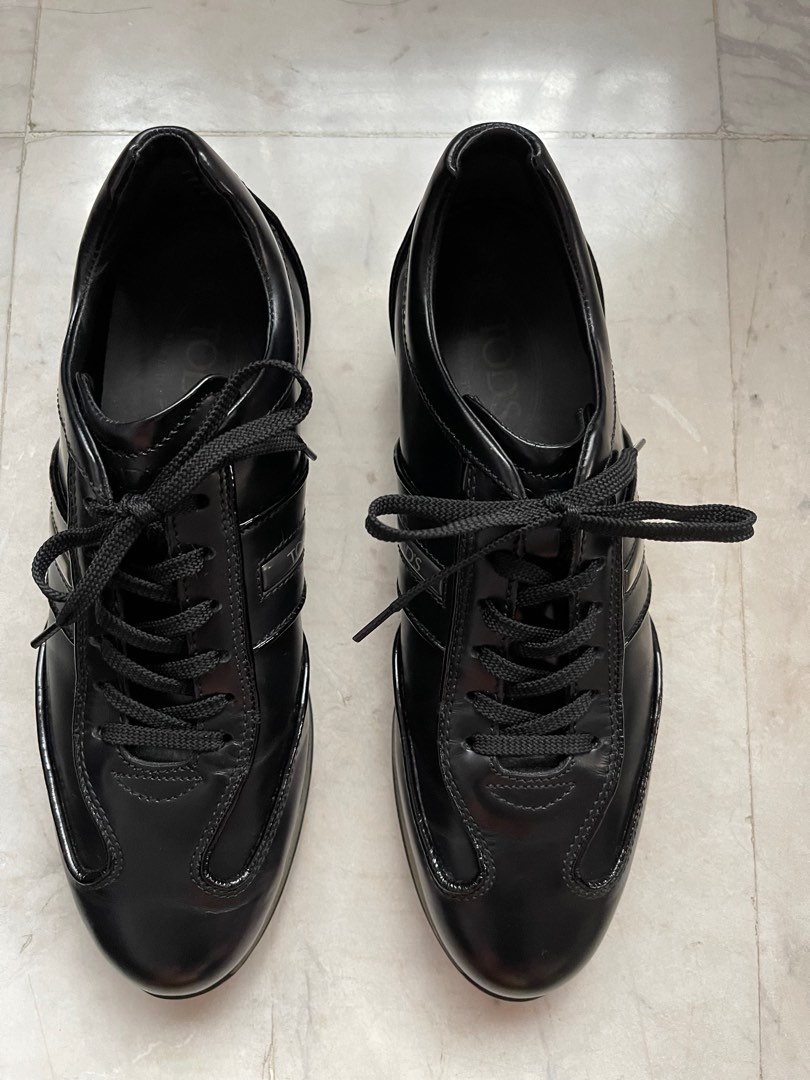 Tods on sale sneakers black