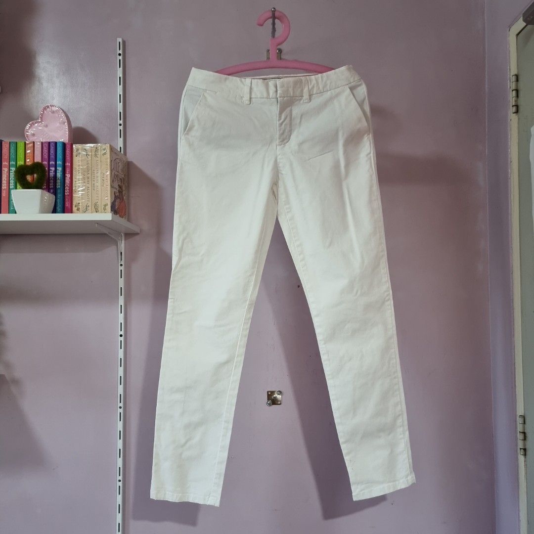 Tommy Hilfiger White Pants Luxury Apparel on Carousell