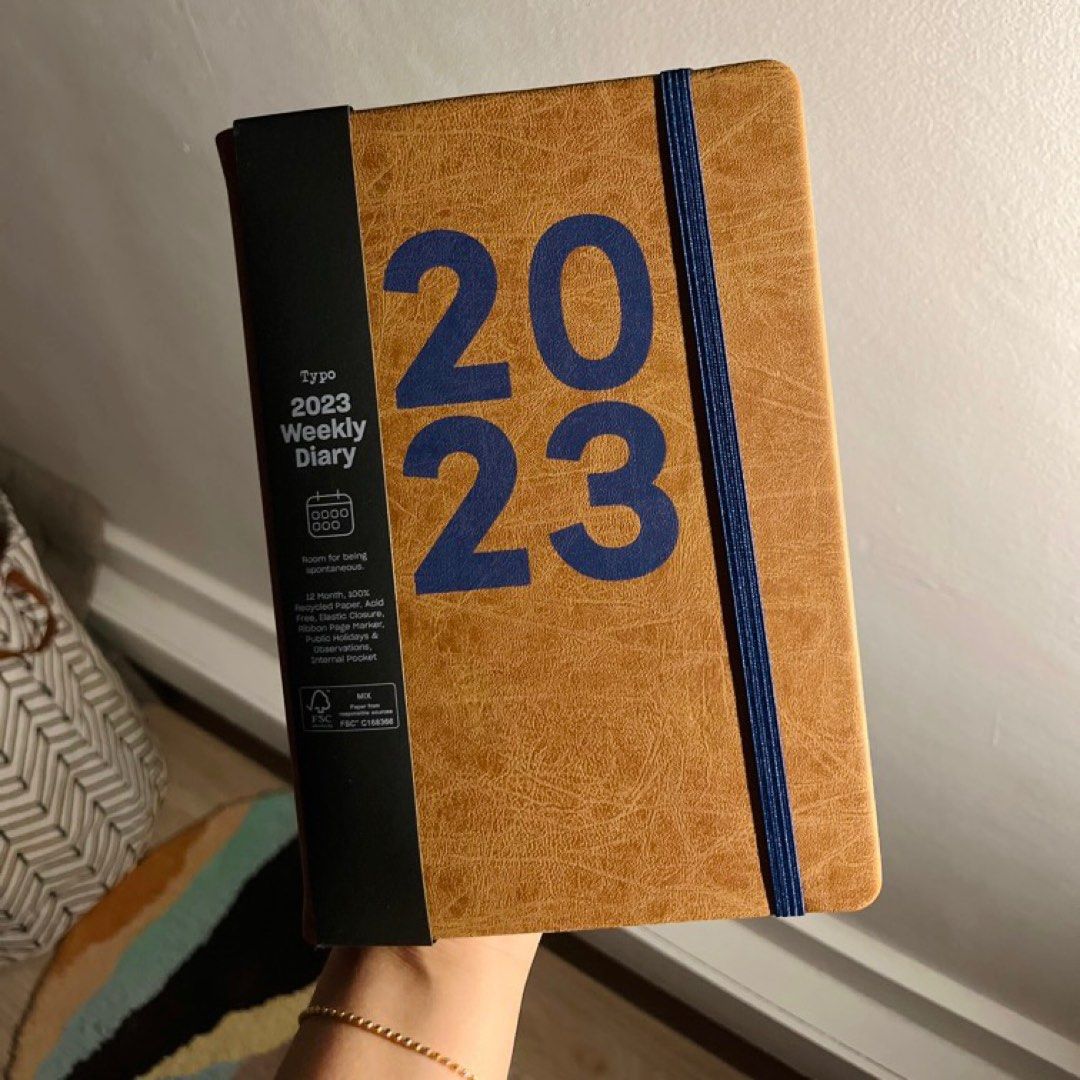 TYPO 2023 Weekly Planner, Hobbies & Toys, Stationery & Craft, Other