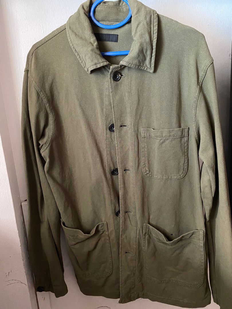 Uniqlo washed jersey on sale work jacket reddit