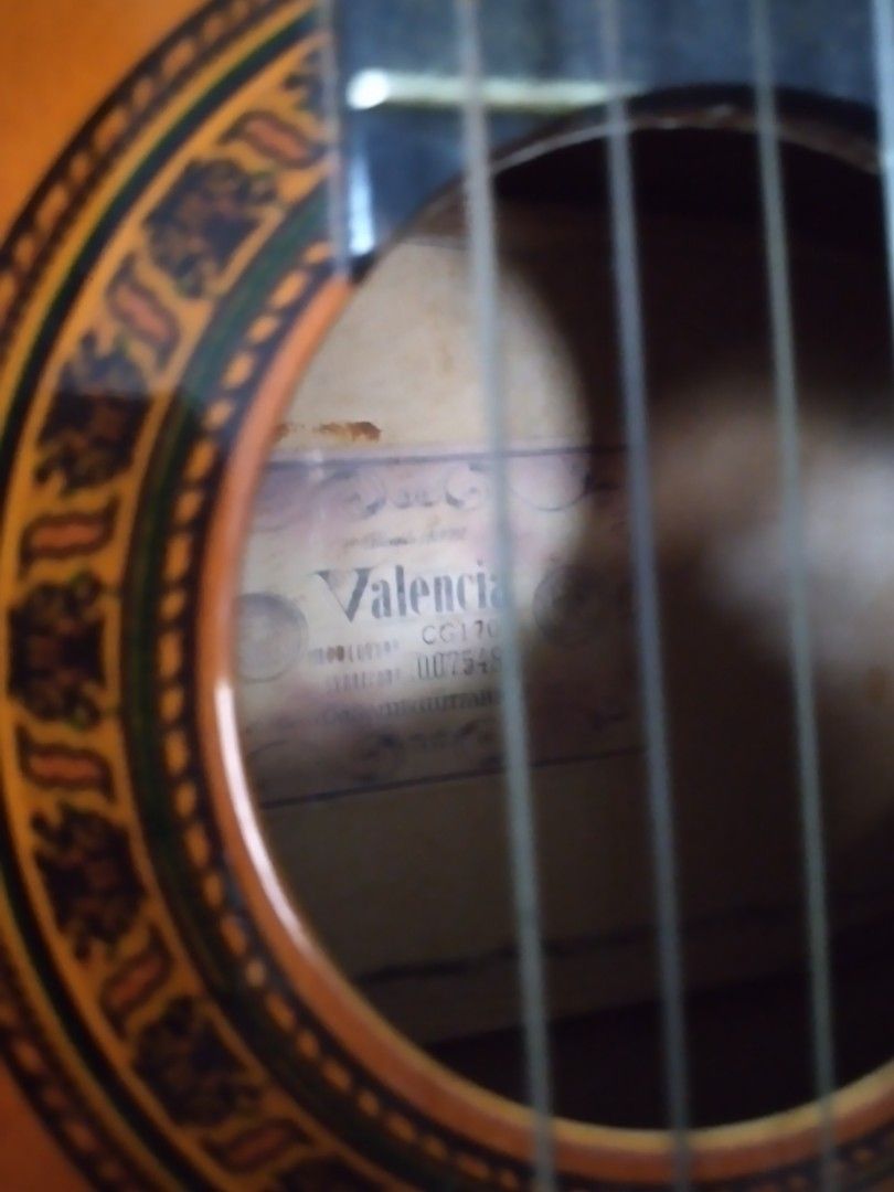 Valencia CG170 CE Classical Guitar, Hobbies & Toys, Music & Media ...