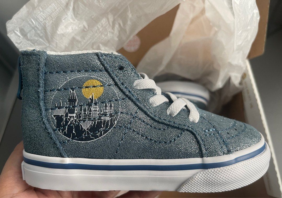Vans Sk8 Hi Zip Harry Potter kids Babies Kids Babies Kids Fashion on Carousell