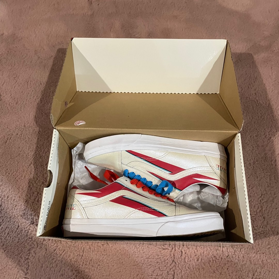 VANS X DAVID BOWIE SK8-LOW, Men's Fashion, Footwear, Sneakers on Carousell