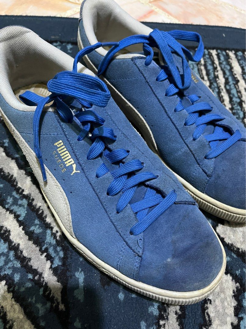 Puma suede 2025 all blue