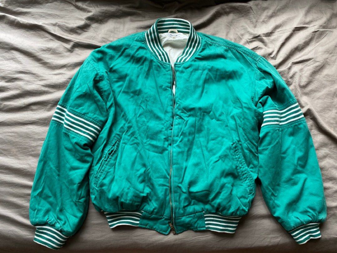 Vintage Baseball Jacket Houston American Staff, Men's Fashion, Coats