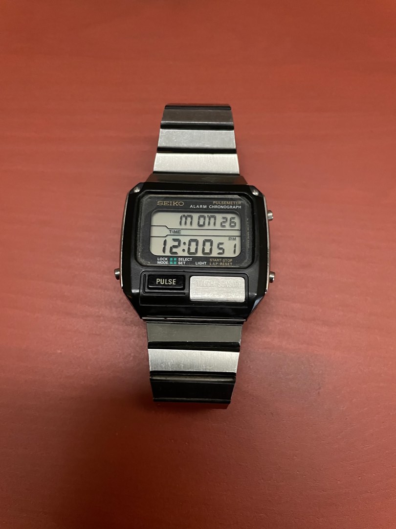 Vintage Seiko Digital PULSE S229, Men's Fashion, Watches & Accessories,  Watches on Carousell