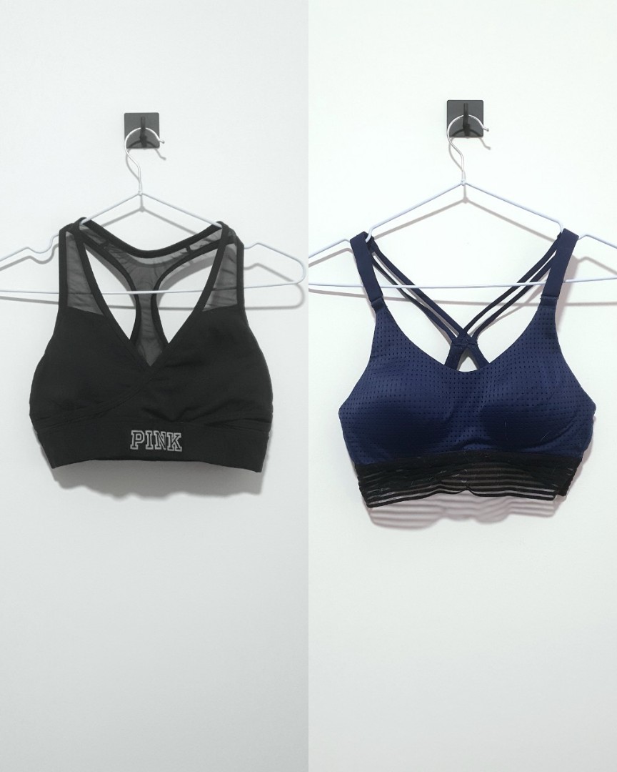 💛VS Pink Sports Bras, Women's Fashion, Activewear on Carousell