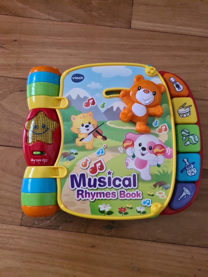 Vtech musical rhymes book, Hobbies & Toys, Toys & Games on Carousell