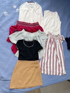 Women Summary Dress Top Skirt Shirt ! Office Lady Shirt ! Wardrobe clearing sell !
