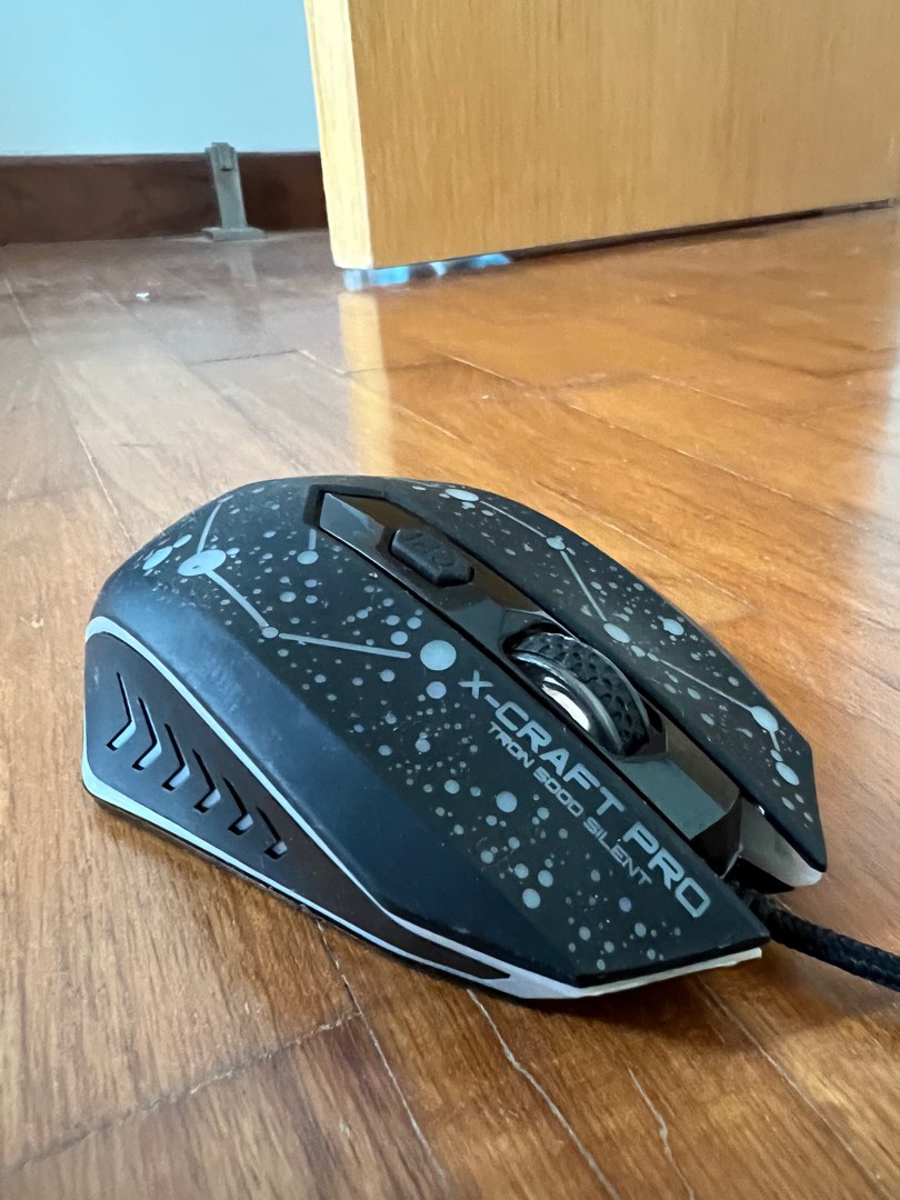 XCraft Pro Tron 5000 Silent Gaming Mouse, Computers & Tech, Parts & Accessories, Mouse