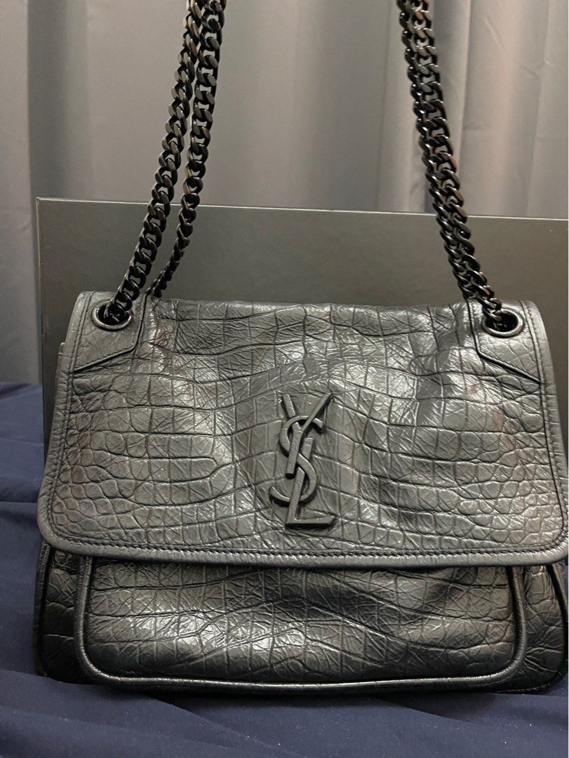 Ysl niki crocodile sale