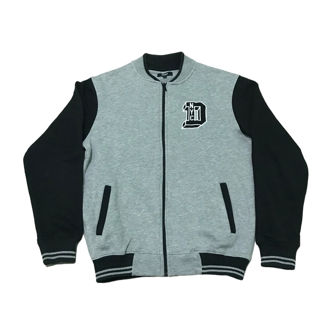 Zip-up Varsity Jacket, Men's Fashion, Coats, Jackets and Outerwear on ...