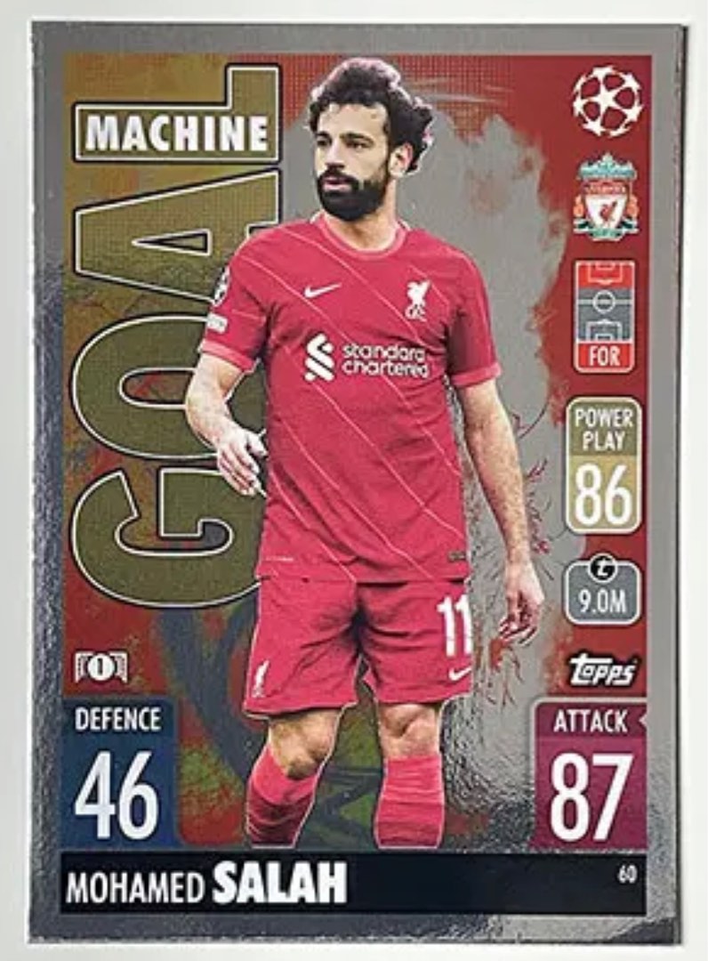 Mohamed salah match best sale attax