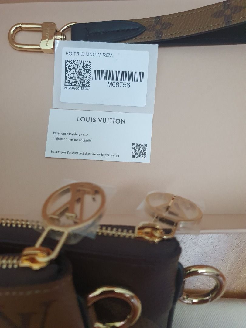 Louis Vuitton LOUISVUITTON Size:- M59681 Trio Pouch NM Monogram Implant  Shoulder Bag
