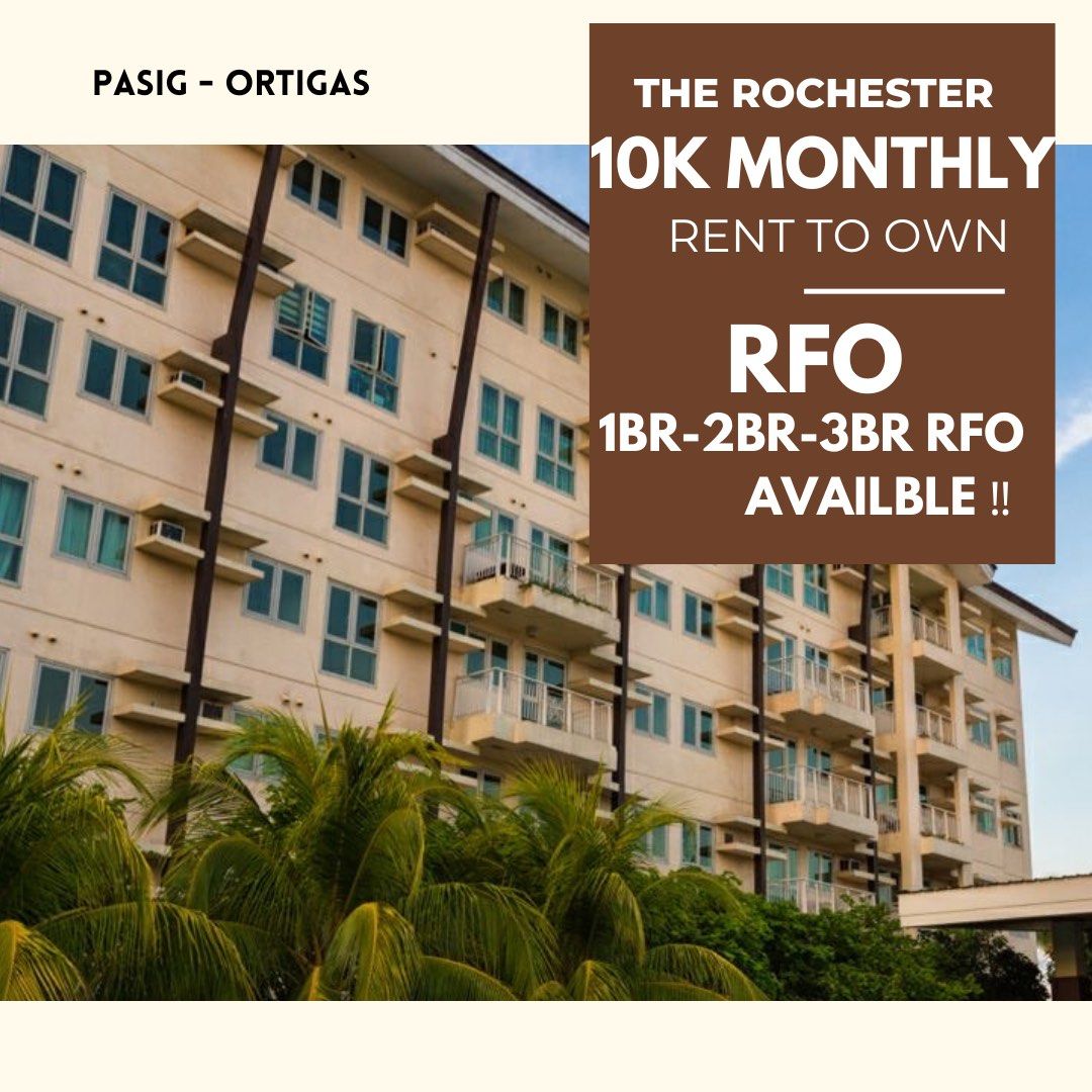 2 WEEKS MOVEIN! 2BR25K Mo. Condo in Pasig Rent to Own San Joaquin nr