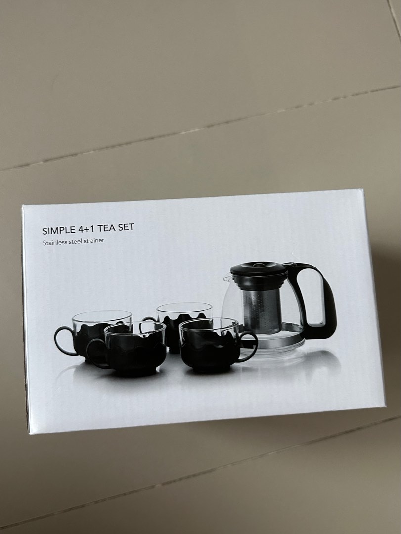 4+1 tea set, Furniture & Home Living, Kitchenware & Tableware, Coffee ...