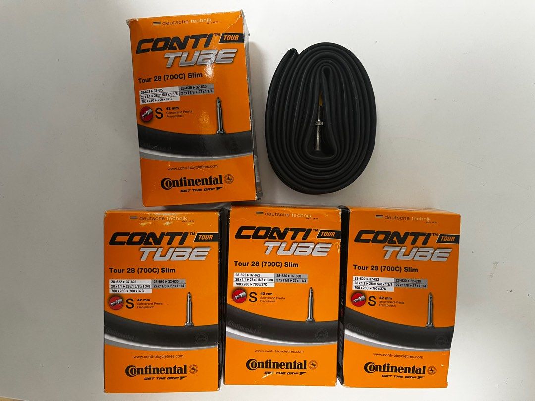 Continental Tour Tube Schrader 40Mm Valve Black 700X32-47C - Foto 6