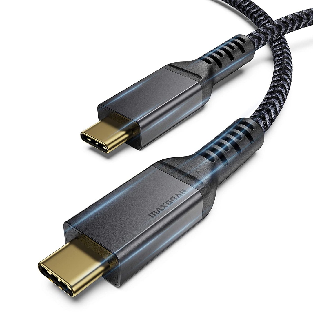 6.6Ft USB4 Compatible with Thunderbolt 3 Cable, Maxonar 40Gbps USB C ...