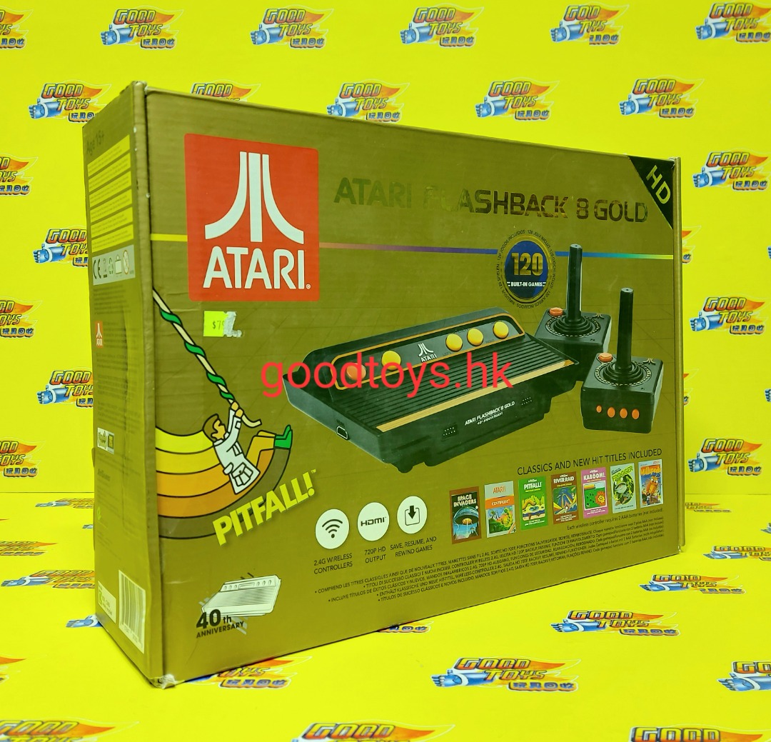 中古已開封 ATARI 40TH ANNIVERSARY FLASHBACK 8 GOLD, 興趣及遊戲, 玩具 & 遊戲類 - Carousell