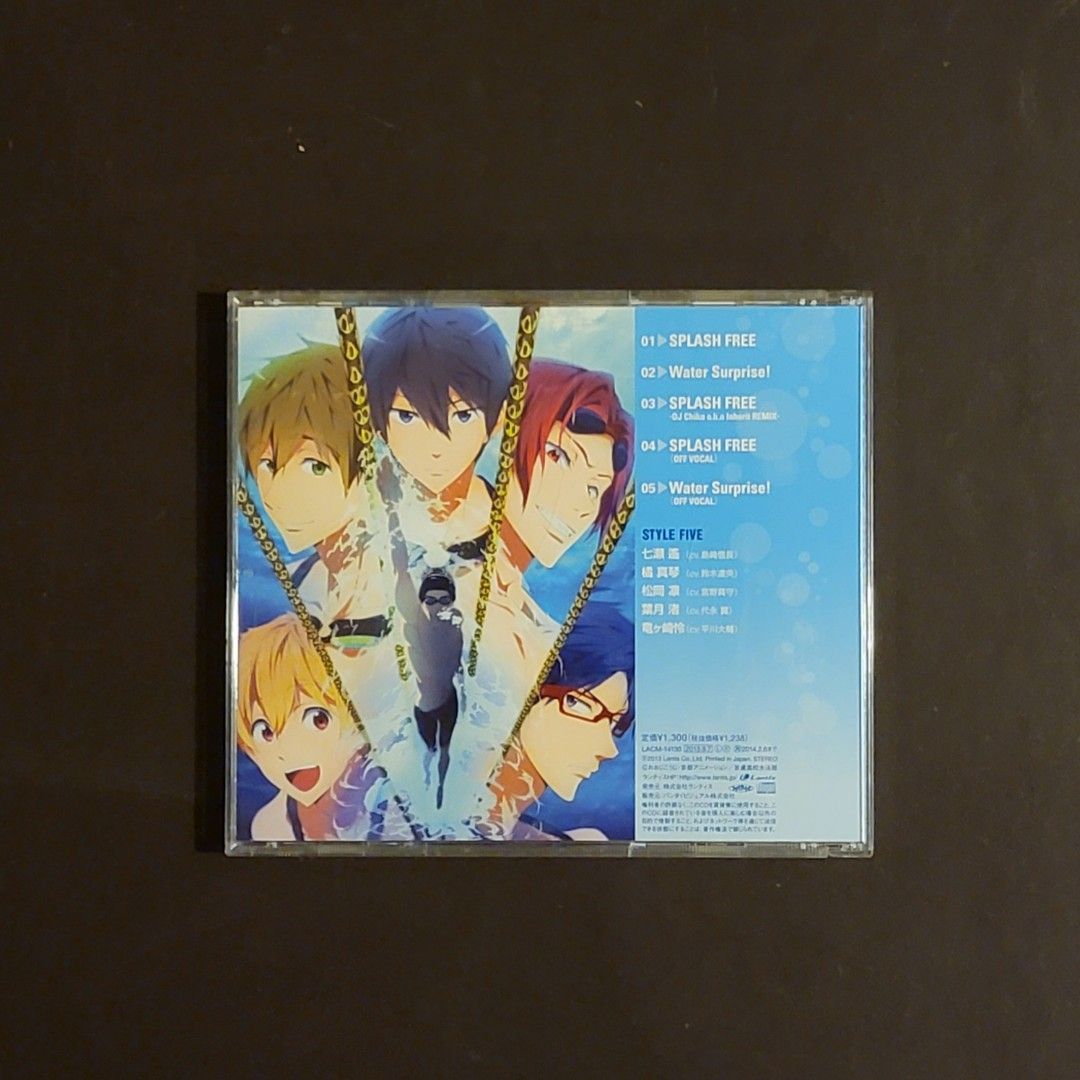 日本帶回free 日版ed Splash Free Cd專輯島崎信長宮野真守鈴木達央平川大輔七瀬遙橘真琴 興趣及遊戲 音樂 Cd 及dvd在旋轉拍賣