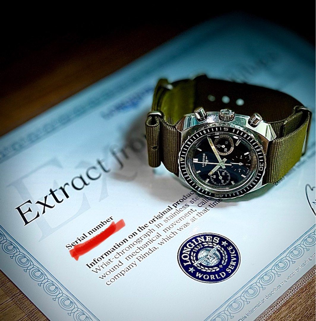 Longines valjoux 72 2025 chronograph