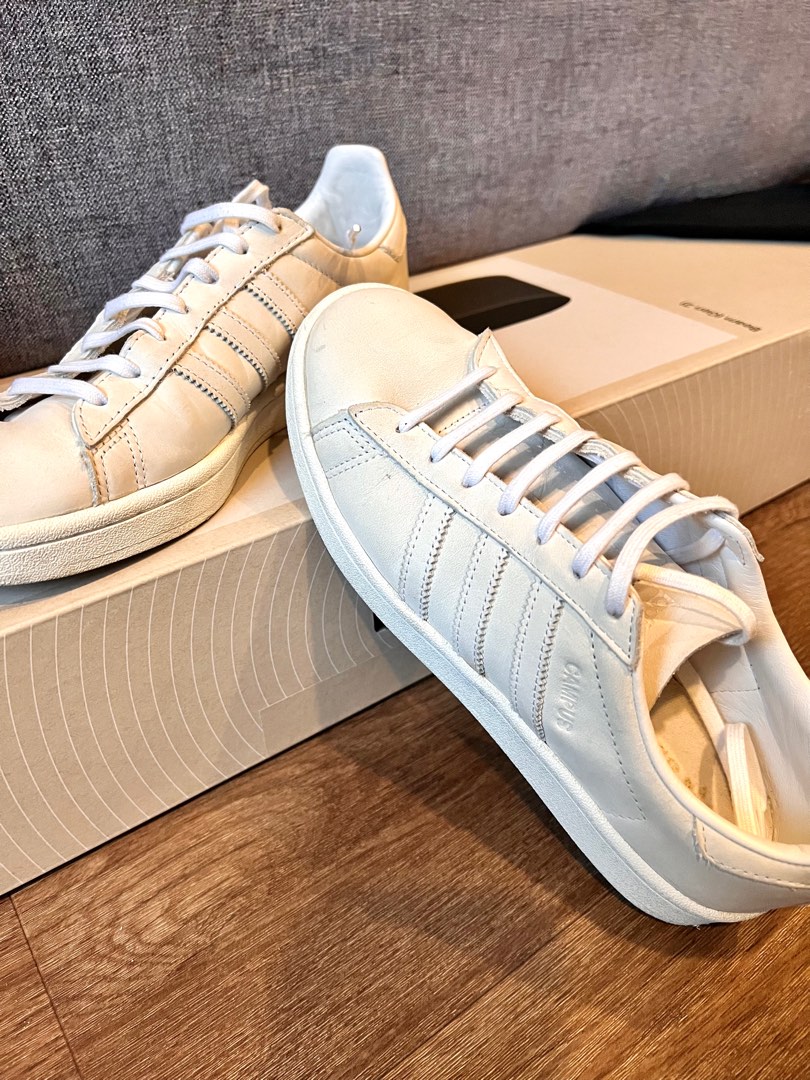 campus white sneakers