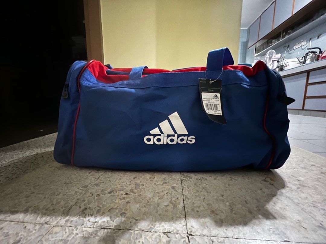 Adidas royal blue red duffle bag Men s Fashion Bags Sling Bags