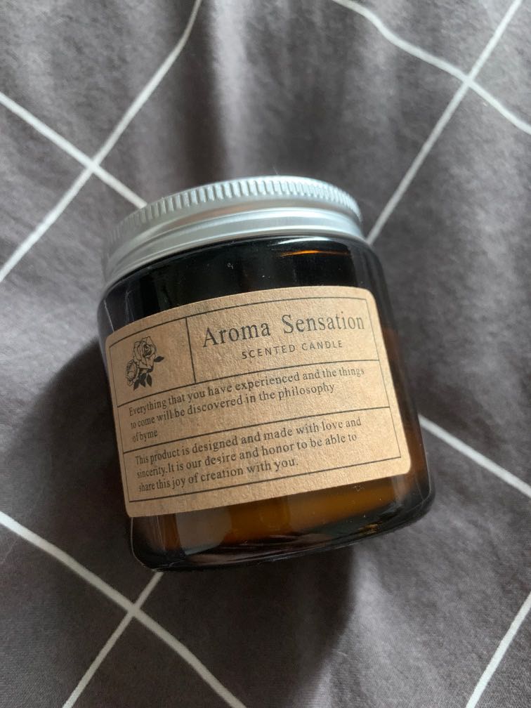 Aesthetic Scented Candle Aroma Sensation, Furniture & Home Living, Home